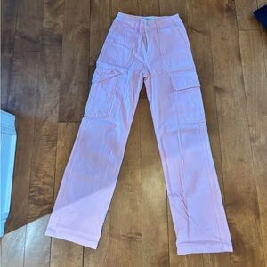 Zara women’s pink cargos